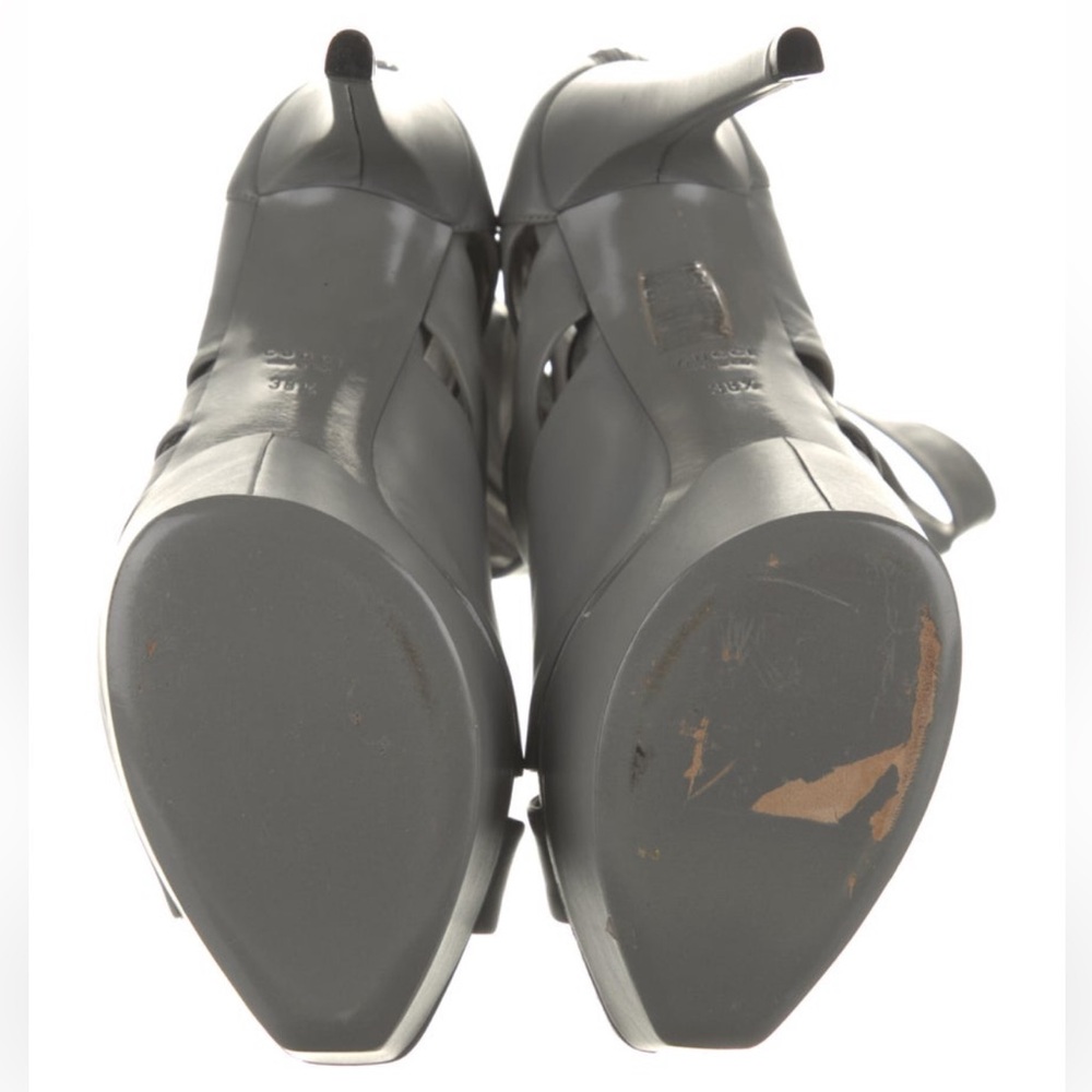 Gucci Helena Cut Out Pattern Calfskin Boots size 8.5 - Picture 5 of 6